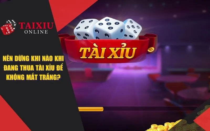 nen dung khi nao khi dang thua tai 1408 Nên Dừng Khi Nào Khi Đang Thua Tài Xỉu Để Không Bị Đổ Nợ