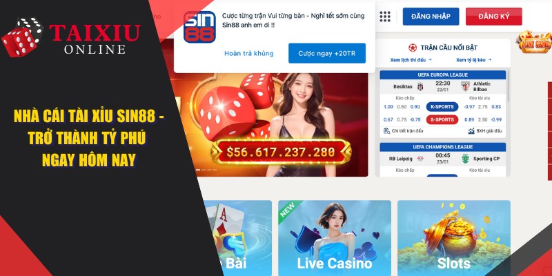 nha cai tai xiu SIN88 1458 SIN88 - Trở Thành Tỷ Phú Tại Nhà Cái Tài Xỉu Ngay Hôm Nay