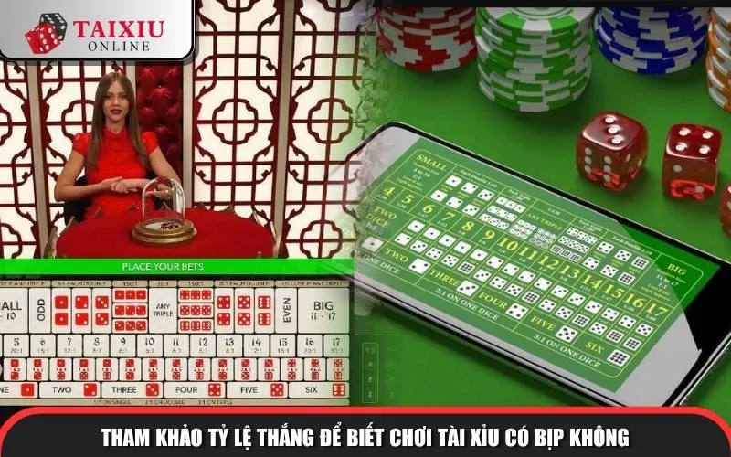 Tham khảo tỷ lệ thắng để biết chơi tài xỉu có bịp không