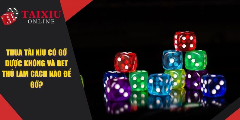 thua tai xiu co go duoc khong anh dai dien 1368 Thua Tài Xỉu Có Gỡ Được Không Và Bet Thủ Làm Cách Nào Để Gỡ?