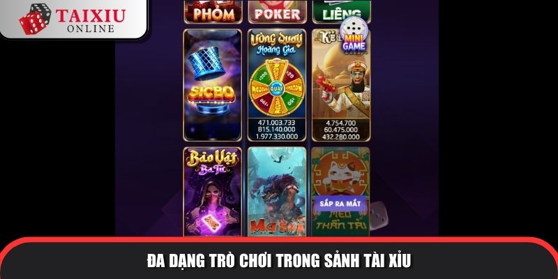 Nhiều hình thức giải trí hấp dẫn cùng tỷ lệ thắng cao