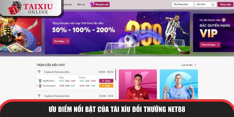 Nhà cái tài xỉu đẳng cấp VIP